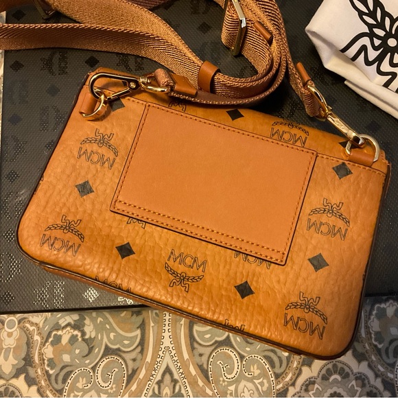 MCM Millie Crossbody Bag in Visetos - Picture 8 of 15